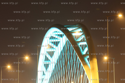 Gdansk Letnica. Wiaduktu przy PGE Arenie w ciagu Trasy...