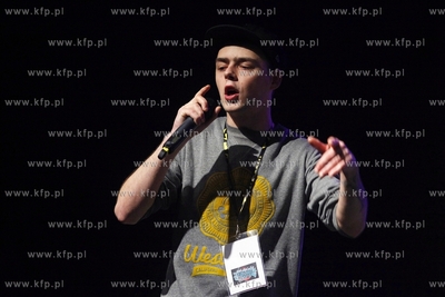 Pruszcz Gdanski. Festiwal Gramy Rap. Nz. Michu.
09.11.2013
fot....
