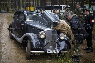 Lasy piaśnickie koło WejherowaPlan zdjęciowy filmu...