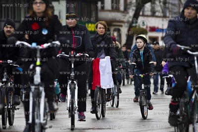 Sopot. Rowerowa parada na Swieto Niepodleglosci.
11.11.2015
fot....