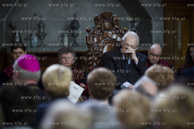 Gdańsk. Dwór Artusa. Uroczysta sesja Rady Miasta....