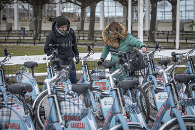 Sopot. Start Systemu Roweru Metropolitalnego MEVO.
26.03.2019
fot....