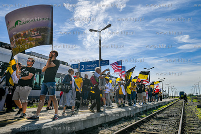 Kościerzyna. XXV Światowy Zjazd Kaszubów. Przyjazd...