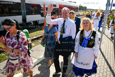 Kościerzyna. XXV Światowy Zjazd Kaszubów. Przyjazd...