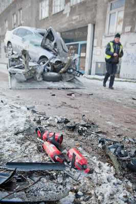 Wypadek na al. Grunwaldzkiej przy skrzyzowaniu z ul....