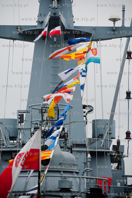Gdynia Oksywie. Port Wojenny. Wielka gala banderowa...