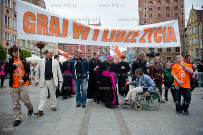 Gdansk. Czternasta edycja akcji Katolicy na Ulicy organizowanej...