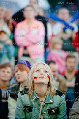 Gdansk. Fanzone - Strefa Kibica. Relacja meczu Mistrzostw...