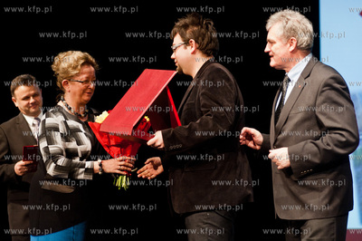 Gdansk. Teatr Miniatura.  Uroczystosc wreczenia nagrod...