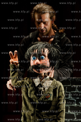 Gdansk. Teatr Wybrzeze. Scenie Malarnia. Proba medialna...