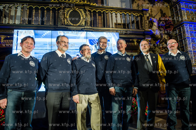 Gdansk. Dwor Artusa. Gala wreczenia nagrod dla zeglarzy...