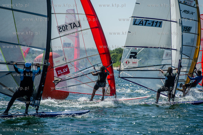 Zatoka Gdanska. Regaty Mistrzostw Swiata w klasie Raceboard,...
