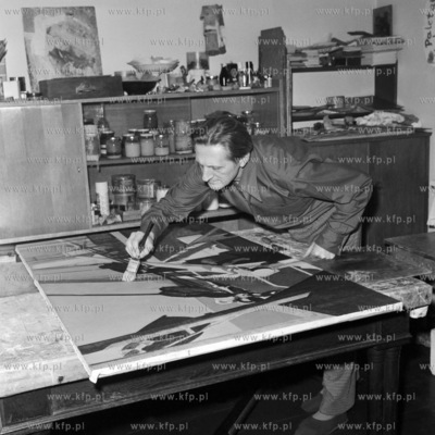 Kazimierz Śramkiewicz, malarz, profesor, dziekan Wydziału...