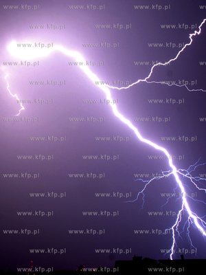 Burza nad Gdynia i Rumia. Potezne wyladowania atmosferyczne...