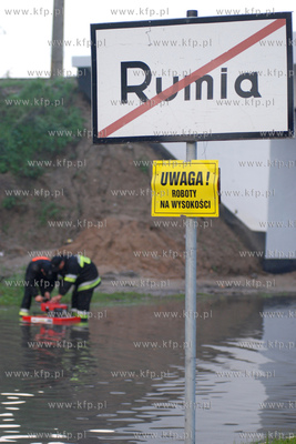 Potezna nawalnica spowodowala duze straty w Rumi. 
Pod...
