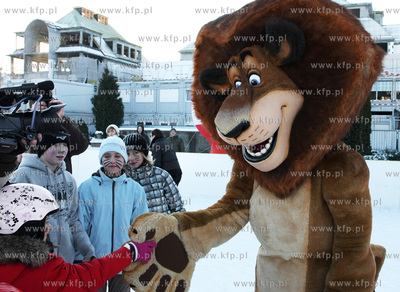 Sopot, Molo. Wizyta Lwa Alexa, jednego z bohaterow...