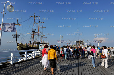 Sopot - Molo. Sobotnie popoludnie na molo w Sopocie....