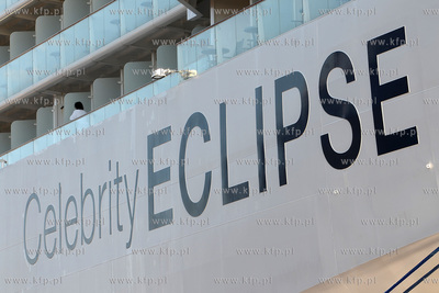 Wycieczkowiec Celebrity Eclipse w Gdyni. 18.06.2014...