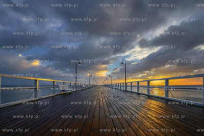 Gdynia. Molo w Orlowie. 06.01.2016 fot. Fot.Jan harb...