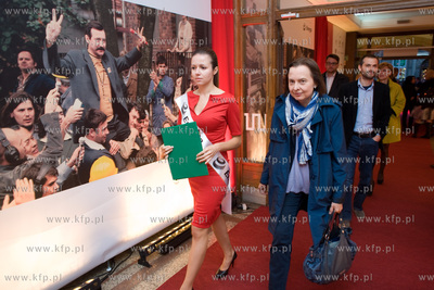 Pierwszy oficjalny polski pokaz filmu Andrzeja Wajdy...