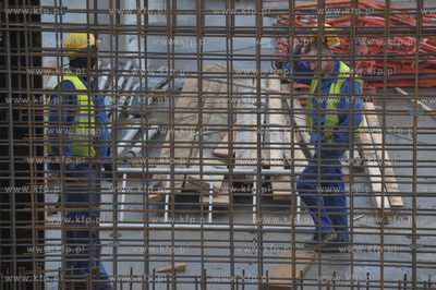 Uroczystosc wmurowania kamienia wegielnego pod budowe...