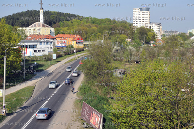 Ulica Slowackiego w Gdansku na pograniczu Wrzeszcza...