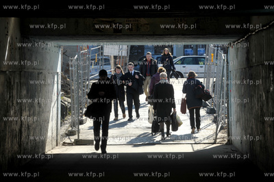 Gdansk Wrzeszcz. Dworzec PKP. Przejscie pod torami...