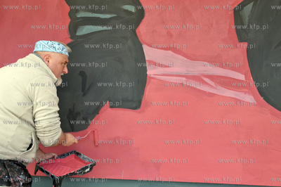 Nowy murales Zolnierze Wykleci autorstwa artystow Rafala...