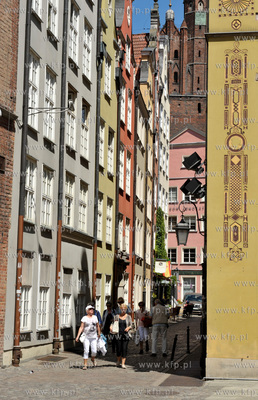 Gdańsk, ul. Kramarska, w tle Bazylika Mariacka

09.06.2016...