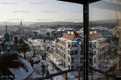 Sopot. Ul. Bohaterow Monte Cassino widzana z latarni...