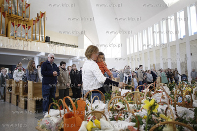 Swiecenie pokarmow w kosciele sw. Kazimierza w Gdansku...