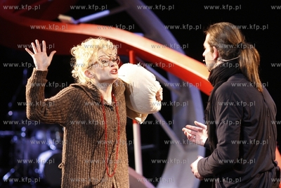 Scena Kameralna Teatru Wybrzeże w Sopocie. Próba...