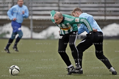 Gdansk. Boisko przy ul. Traugutta.  Noworoczny mecz...