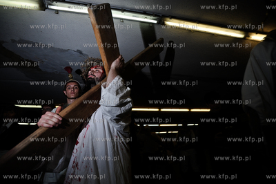 Wielki Piatek. Misterium Meki Panskiej na ulicach Gdanska....