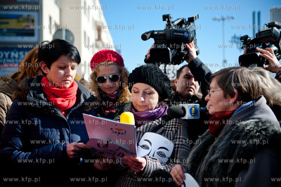 Gdynia. Trójmiejska Manifa 2012. Marsz zorganizowany...