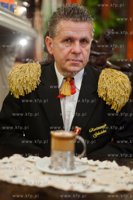 Restauracja Gdanska przy ul. Sw. Ducha. Barysta Waldemar...