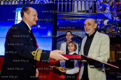 Gdansk. Dwor Artusa. Gala wreczenia nagrod Rejs Roku....