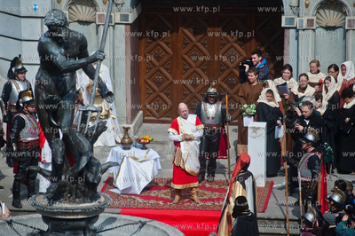 Wielki Piatek. Misterium Meki Panskiej na ulicach Gdanska....