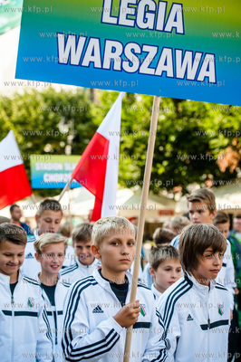 Gdansk. Dlugi Targ. Parad zawodnikow uczestniczacych...