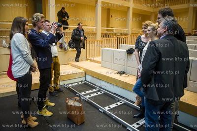 Gdansk. Teatr Szekspirowski. Daria Widawska i Tomasz...