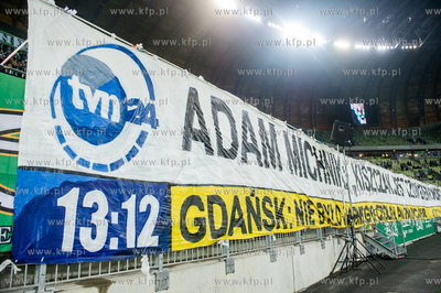 Stadion Energa Gdansk. Mecz o mistrzostwo Ekstraklasy....