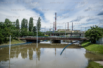 Gdańsk. Skutki silnych opadow, które przeszły nad...