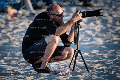 Plaża w Karwi. Zaćmienie słonca, 
12.08.2026
fot....
