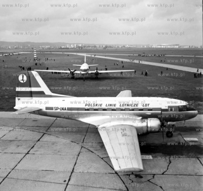 Lotnisko w Gdansku - Wrzeszczu. Obecnie w tym miejscu...