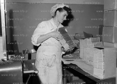 Linia produkcyjna wyrobów czekoladowych w ZPC Bałtyk...