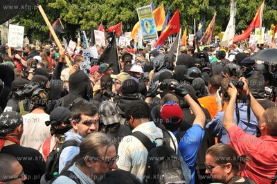 Chicago. Manifestacja przedstawicieli ruchu Okupuj...