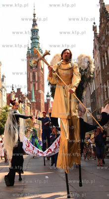 Otwarice 752 Jarmarku sw. Dominka w Gdansku. Uroczysta...