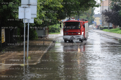Dwukrotnie wielkie nwalnice nawiedzily Wejherowo. Ulewa...