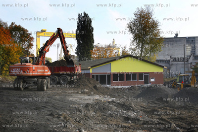 Szczecin, Budowa sklepu Biedronka na terenie zamknietej...