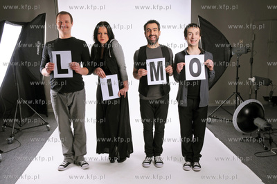 Sesja zdjeciowa Kabaretu Limo. Na zdjeciu Ewa Blachnio,Wojciech...